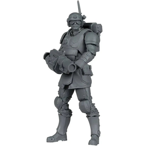 Warhammer 40,000 - Colorless Artist Proof Kasrkin Astra Militarum Action Figure (7
