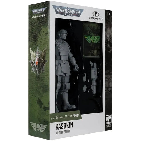 Warhammer 40,000 - Colorless Artist Proof Kasrkin Astra Militarum Action Figure (7