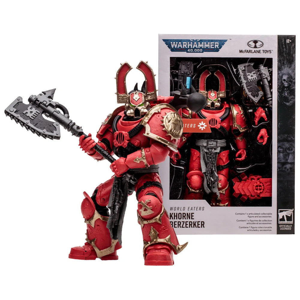 Warhammer 40,000 - Red Khorne Berzerker Action Figure (7") - McFarlane Toys