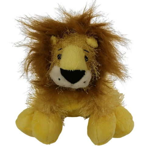 Webkinz - Yellow Lion with Brown Fluffy Shaggy Mane Plush (8