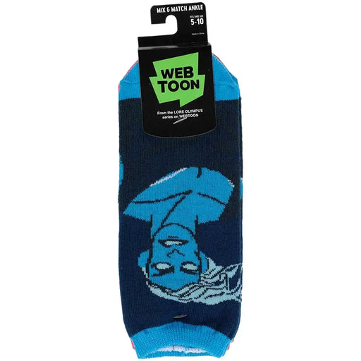 Webtoon [Lore Olympus] - Different Characters Women's Ankle Socks (5 Pairs) - Bioworld