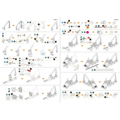Western Star - 4900SF Log Truck Figure Model Kit (Steel, Challenging Difficulty) - Fascinations - Metal Earth Series