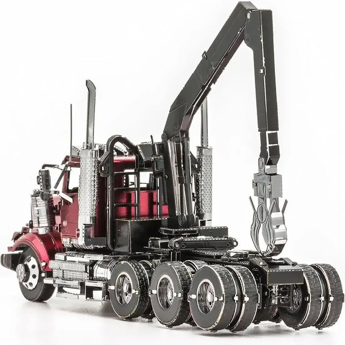 Western Star - 4900SF Log Truck Figure Model Kit (Steel, Challenging Difficulty) - Fascinations - Metal Earth Series