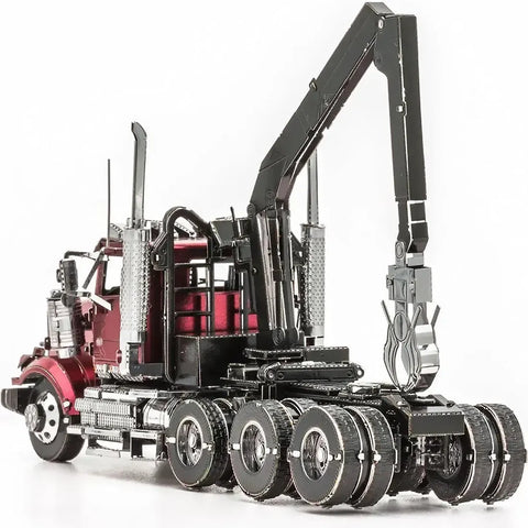 Western Star - 4900SF Log Truck Figure Model Kit (Steel, Challenging Difficulty) - Fascinations - Metal Earth Series