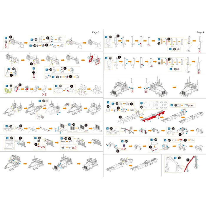 Western Star - 4900SF Log Truck Figure Model Kit (Steel, Challenging Difficulty) - Fascinations - Metal Earth Series