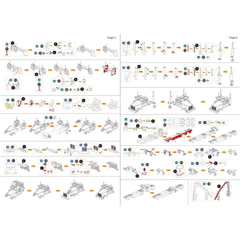 Western Star - 4900SF Log Truck Figure Model Kit (Steel, Challenging Difficulty) - Fascinations - Metal Earth Series