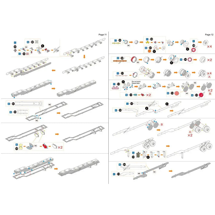 Western Star - 4900SF Log Truck & Trailer Figure Model Kit (Steel, Challenging Difficulty) - Fascinations - Metal Earth Premium Series