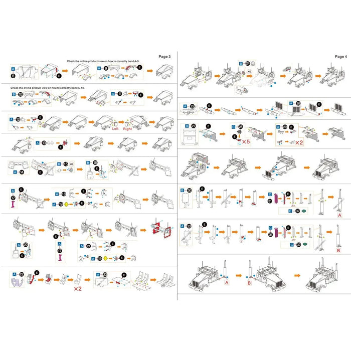 Western Star - 4900SF Log Truck & Trailer Figure Model Kit (Steel, Challenging Difficulty) - Fascinations - Metal Earth Premium Series