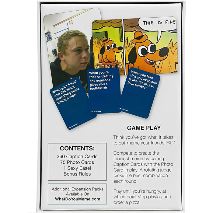 What Do You Meme? - Funny Party Card Game for Adults (3-20+ Players, Ages 17+) - What Do You Meme?