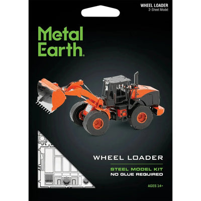 Wheel Loader Construction Vehicle Figure Model Kit (Steel, Moderate Difficulty) - Fascinations - Metal Earth Series - (2022)