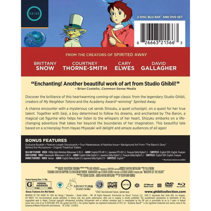 Whisper of the Heart (Steelbook Edition) - Blu-ray