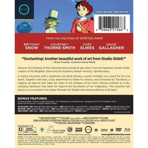 Whisper of the Heart (Steelbook Edition) - Blu-ray