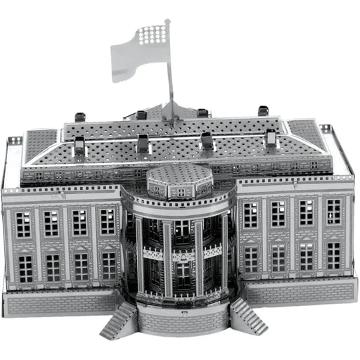 White House Figure Model Kit (Steel, Moderate Difficulty) - Fascinations - Metal Earth Series