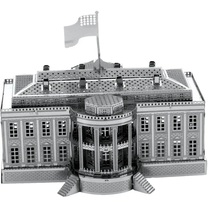 White House Figure Model Kit (Steel, Moderate Difficulty) - Fascinations - Metal Earth Series
