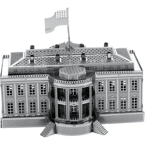 White House Figure Model Kit (Steel, Moderate Difficulty) - Fascinations - Metal Earth Series