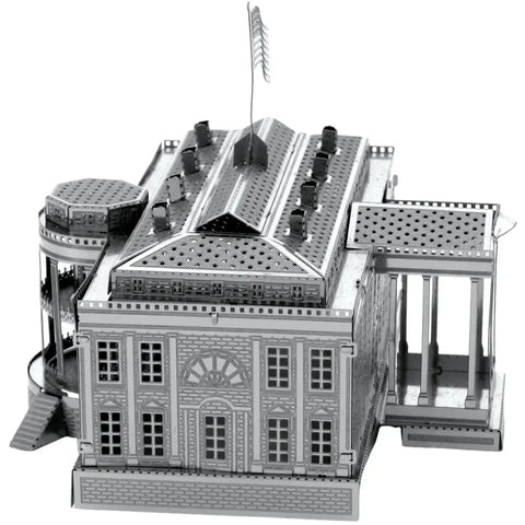 White House Figure Model Kit (Steel, Moderate Difficulty) - Fascinations - Metal Earth Series