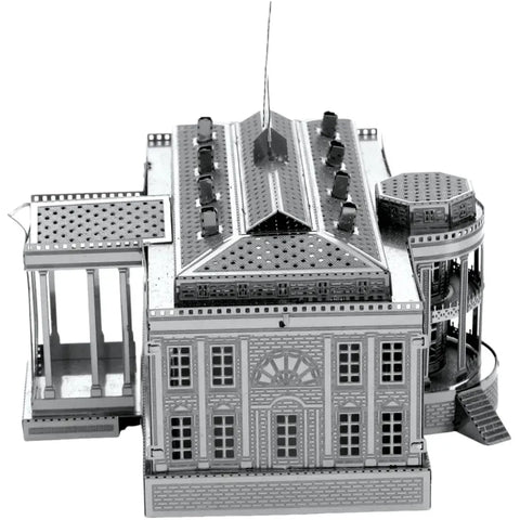 White House Figure Model Kit (Steel, Moderate Difficulty) - Fascinations - Metal Earth Series