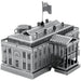 White House Figure Model Kit (Steel, Moderate Difficulty) - Fascinations - Metal Earth Series
