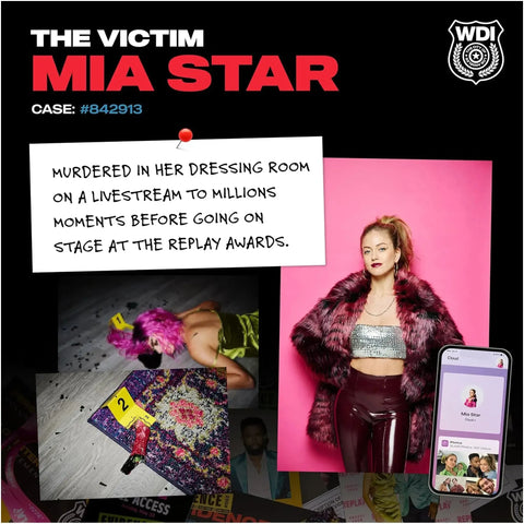 Who Killed Mia? - Social Deduction Mystery Board Game for Adults (1+ Players, Ages 17+) - What Do You Meme, LLC - (2023) - Image 7