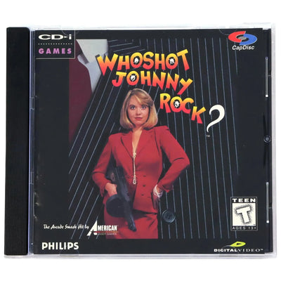 Who Shot Johnny Rock? - Action Detective Video Game (1 Player, Ages 13+) - Philips CD-i - (1995)