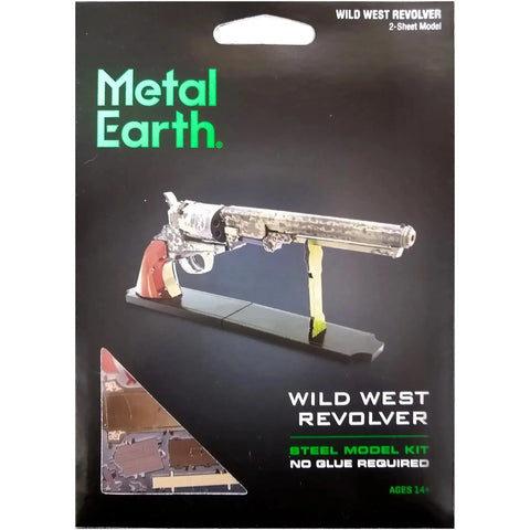 Wild West Revolver Figure Model Kit (Steel, Moderate Difficulty) - Fascinations - Metal Earth Series - (2024) - Image 1