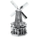 Windmill 3D Figure Model Kit (Steel, Moderate Difficulty) - Fascinations - Metal Earth Series - (2022)