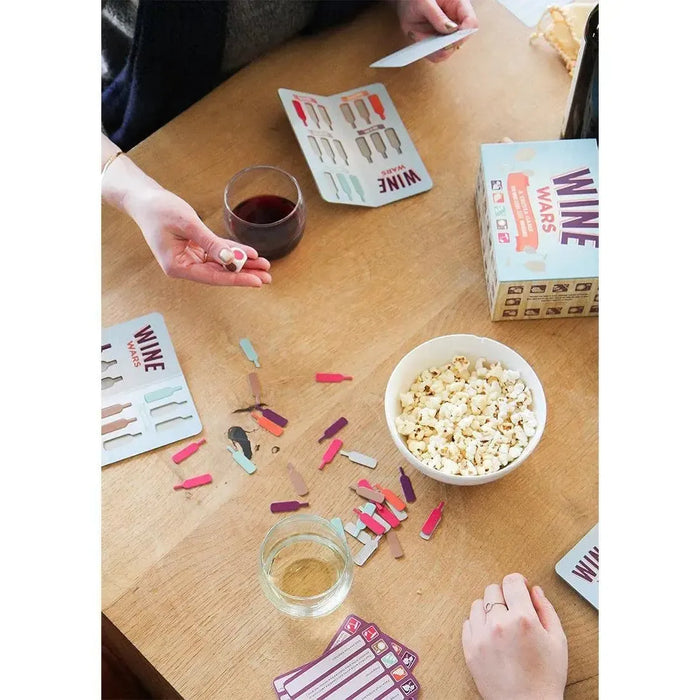 Wine Wars - Trivia Food & Drink Card Game for Family and Adults (2-6 Players, Ages 18+) - Chronicle Books