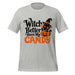 Witch Better Have My Candy T-Shirt - Cute Halloween Witch Cat and Pumpkin Graphic Tee