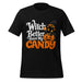 Witch Better Have My Candy T-Shirt - Halloween Black Cat and Pumpkin Graphic Tee