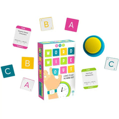Word Wipeout - Party Word Card Game for Family, Adults, and Children (3-6 Players, Ages 8+) - Gray Matters Games