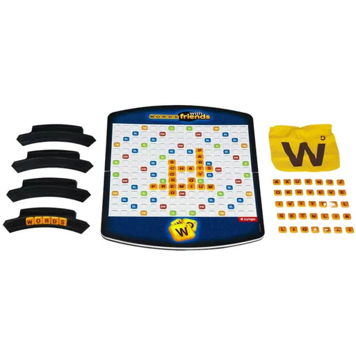 Words With Friends - Strategy Word Board Game for Family (2-4 Players, Ages 13+) - Hasbro Gaming
