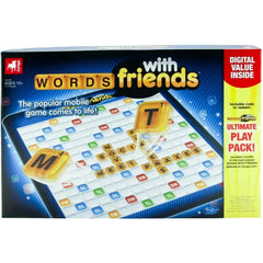 Words With Friends - Strategy Word Board Game for Family (2-4 Players, Ages 13+) - Hasbro Gaming