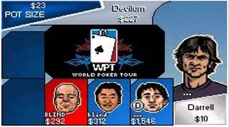 World Poker Tour - Gameboy Advance