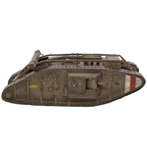 World War I - British Mark IV Tank Figure Model Kit (1:68 Scale, Steel, Moderate Difficulty) - Fascinations - Metal Earth Series - (2024) - Image 4