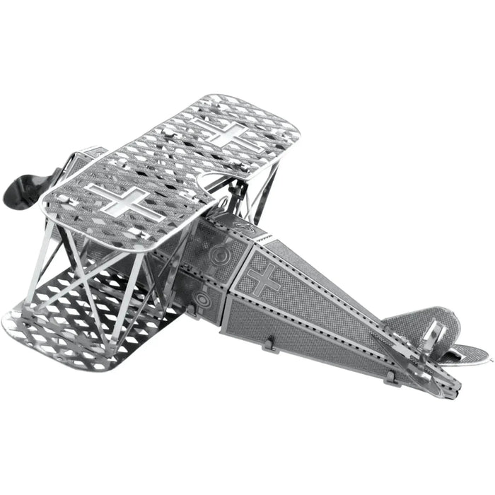 World War I [German Air Force] - Fokker D-VII Fighter Aircraft Figure Model Kit (Steel, Easy Difficulty) - Fascinations - Metal Earth Series - (2024)