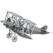 World War I [German Air Force] - Fokker D-VII Fighter Aircraft Figure Model Kit (Steel, Easy Difficulty) - Fascinations - Metal Earth Series - (2024)