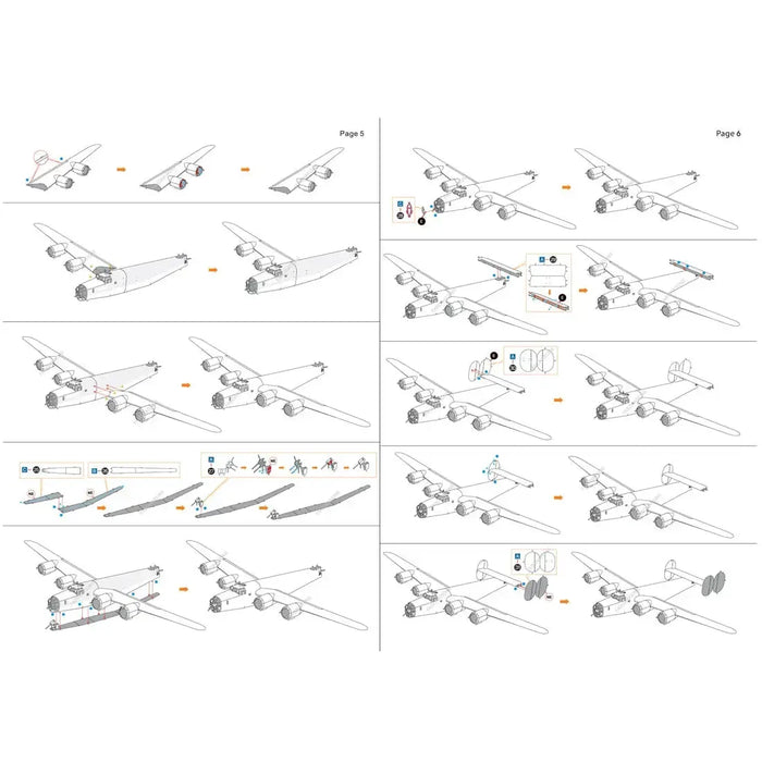 World War II - B-24 Liberator American Bomber Plane Figure Model Kit (1:156 Scale, Steel, Challenging Difficulty) - Fascinations - Metal Earth Series1