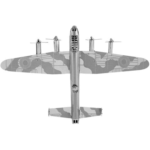 World War II [British Royal Air Force] - Avro Lancaster Bomber Plane Figure Model Kit (Steel, Easy Difficulty) - Fascinations - Metal Earth Series - (2023) - Image 4