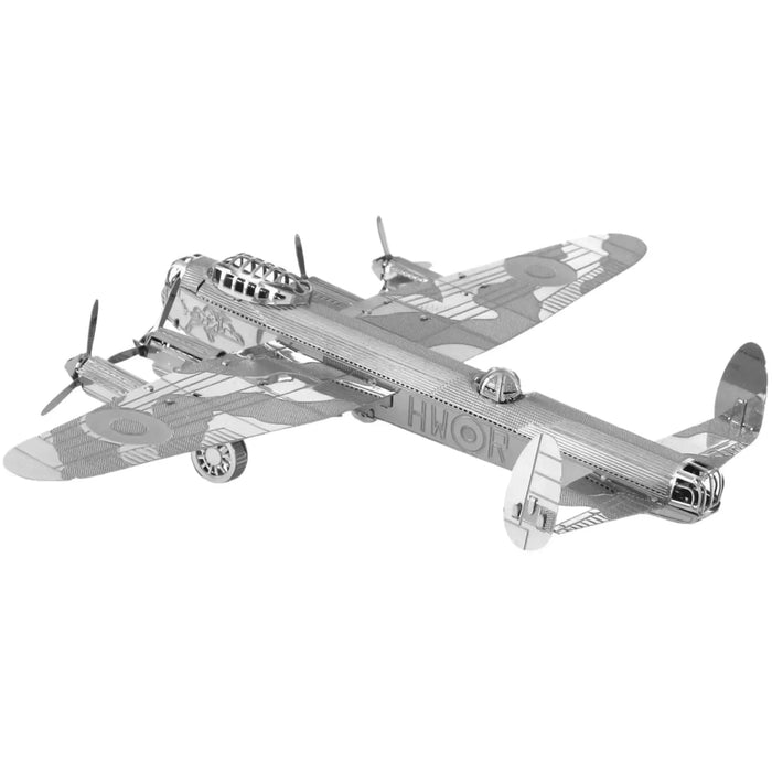 World War II [British Royal Air Force] - Avro Lancaster Bomber Plane Figure Model Kit (Steel, Easy Difficulty) - Fascinations - Metal Earth Series - (2023)