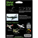 World War II [British Royal Air Force] - Supermarine Spitfire Plane Figure Model Kit (1:65 Scale, Steel, Moderate Difficulty) - Fascinations - Metal Earth Series - (2023)