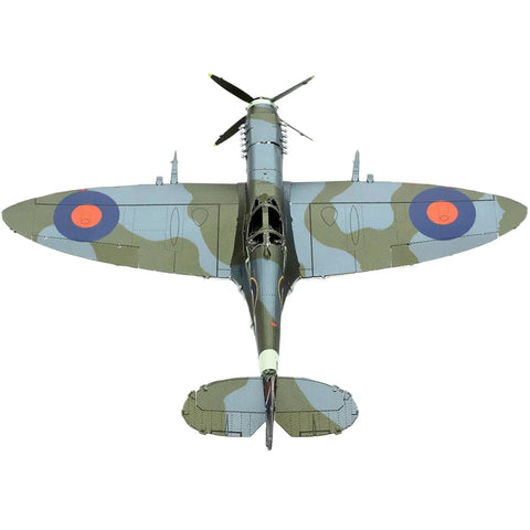 World War II [British Royal Air Force] - Supermarine Spitfire Plane Figure Model Kit (1:65 Scale, Steel, Moderate Difficulty) - Fascinations - Metal Earth Series - (2023) - Image 5
