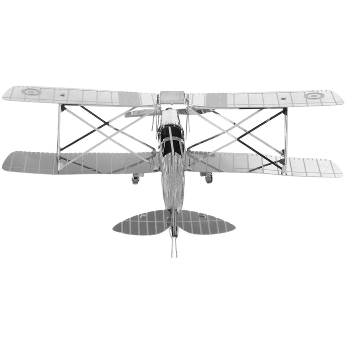 World War II [British Royal Air Force] - de Havilland Tiger Moth Plane Figure Model Kit (Steel, Easy Difficulty) - Fascinations - Metal Earth Series - (2022)