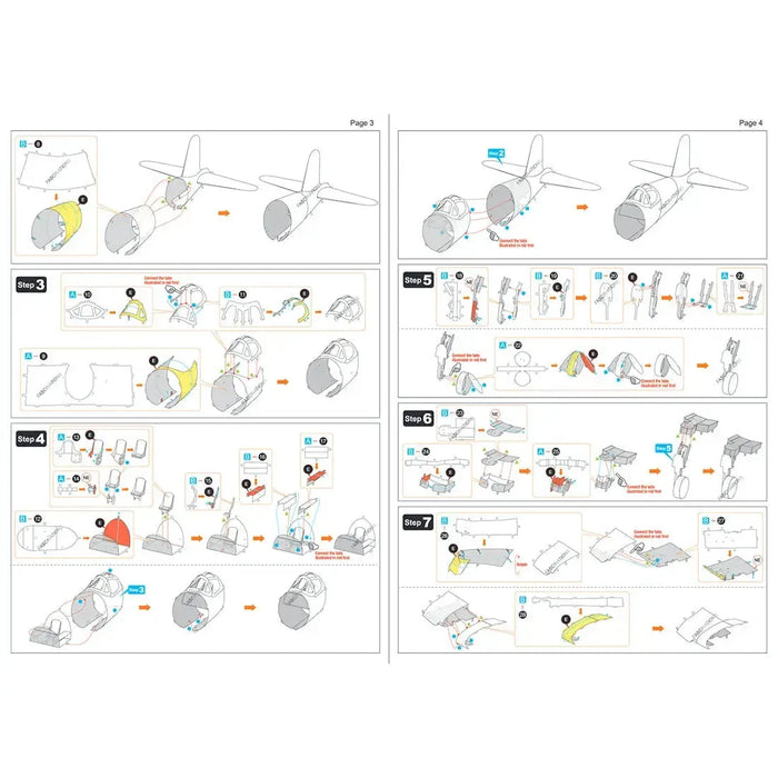 World War II - F4U Corsair American Plane Figure Model Kit (1:74 Scale, Steel, Challenging Difficulty) - Fascinations - Metal Earth Series