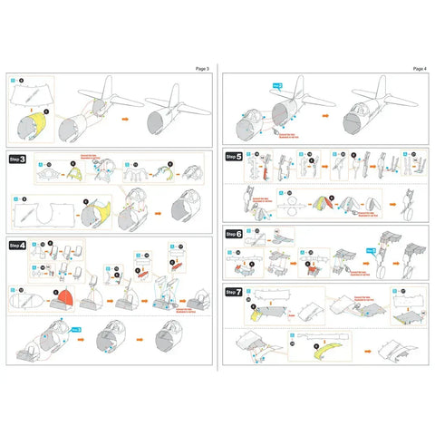 World War II - F4U Corsair American Plane Figure Model Kit (1:74 Scale, Steel, Challenging Difficulty) - Fascinations - Metal Earth Series