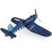 World War II - F4U Corsair American Plane Figure Model Kit (1:74 Scale, Steel, Challenging Difficulty) - Fascinations - Metal Earth Series