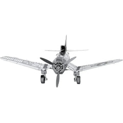 World War II - F4U Corsair American Plane Figure Model Kit (Steel, Moderate Difficulty) - Fascinations - Metal Earth Series