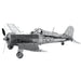 World War II - F4U Corsair American Plane Figure Model Kit (Steel, Moderate Difficulty) - Fascinations - Metal Earth Series