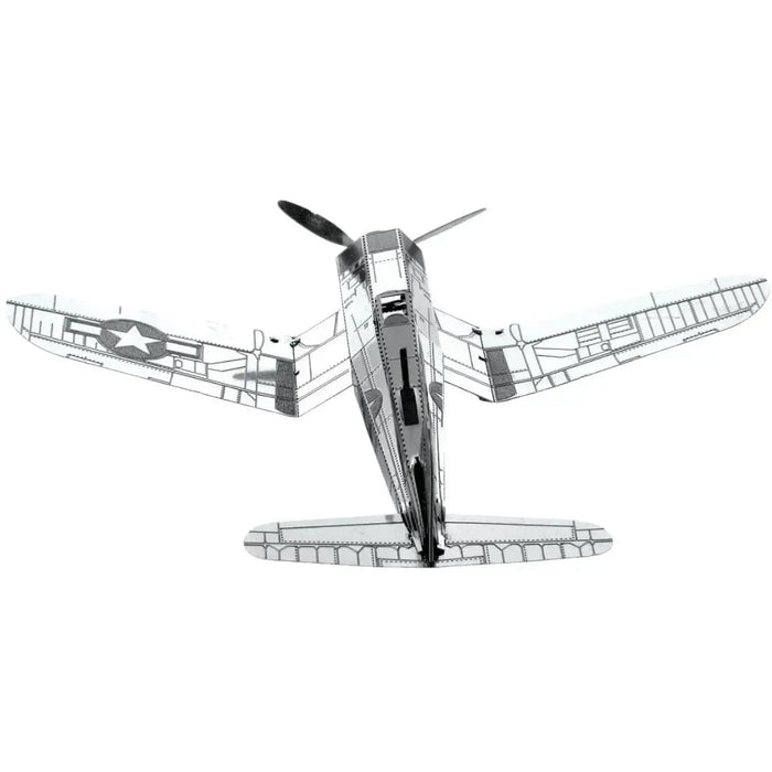 World War II - F4U Corsair American Plane Figure Model Kit (Steel, Moderate Difficulty) - Fascinations - Metal Earth Series