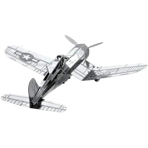 World War II - F4U Corsair American Plane Figure Model Kit (Steel, Moderate Difficulty) - Fascinations - Metal Earth Series