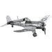 World War II - F4U Corsair American Plane Figure Model Kit (Steel, Moderate Difficulty) - Fascinations - Metal Earth Series